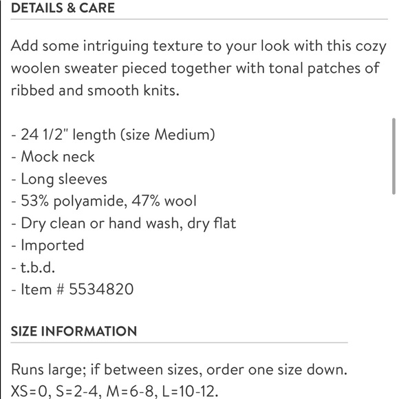 French Connection Mock Neck Sweater - Picture 4 of 4